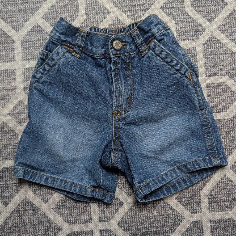 Vintage Y2K Old Navy Denim Shorts Size M 6-12m Medium Wash